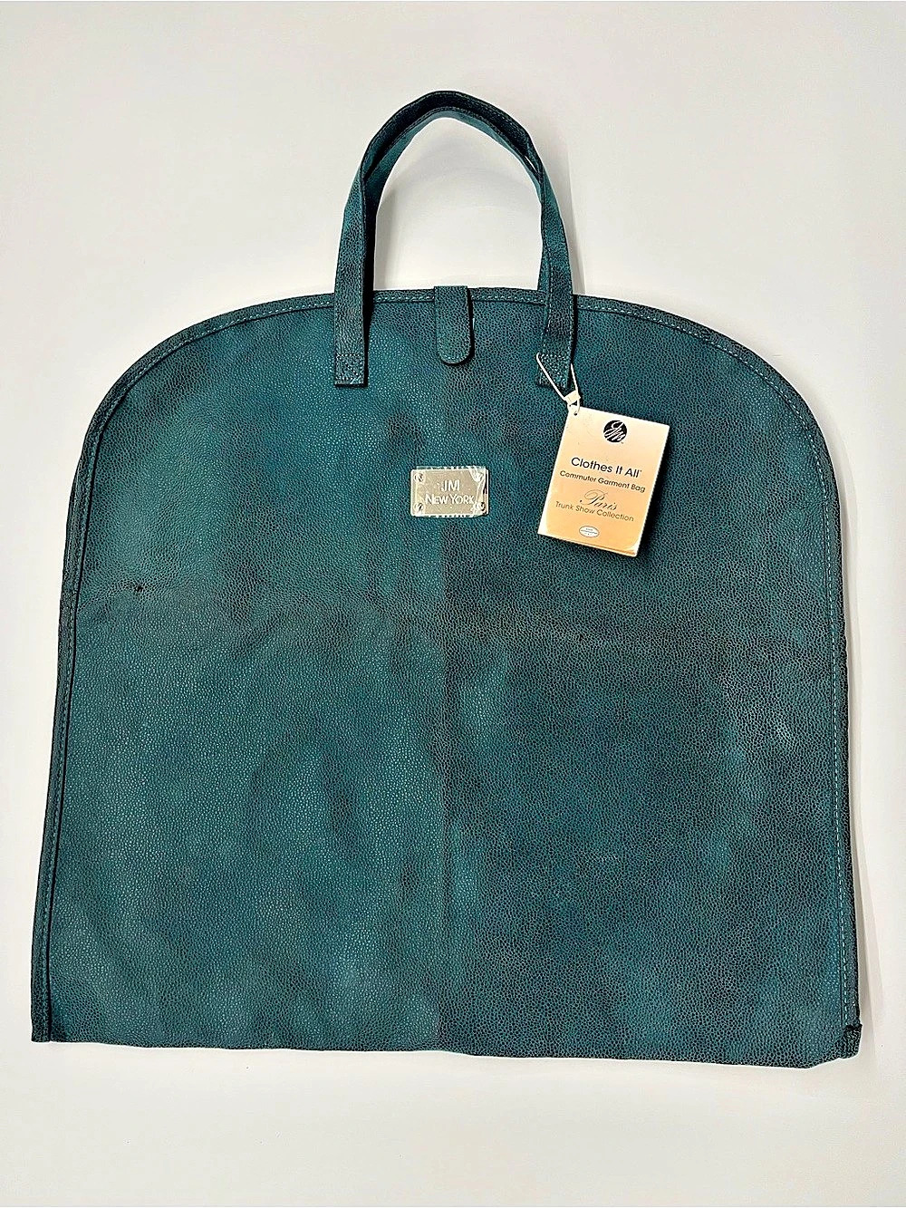 JM New York Clothes It All Commuter Garment Bag Paris Trunk Show Collection Blue